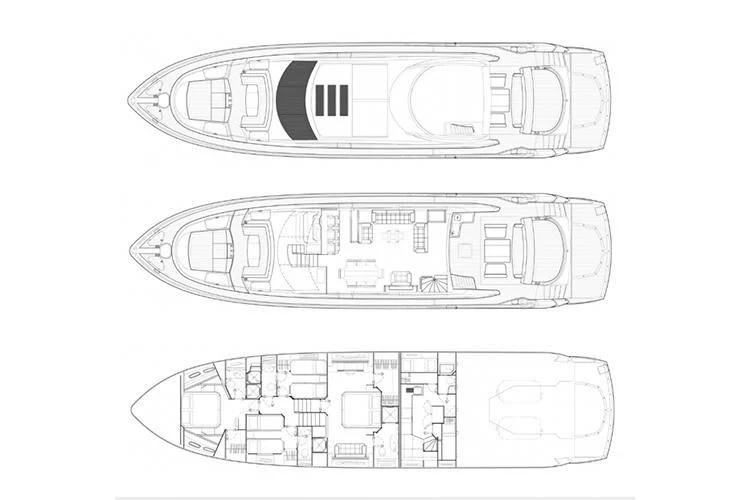 diagram aboard NEMESIS Yacht for Sale