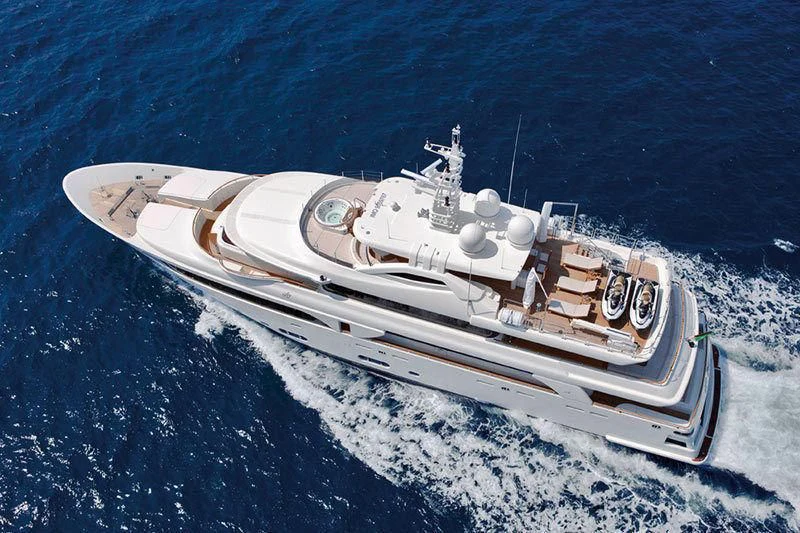 a space ship in the ocean aboard PALATIAL Yacht for Sale