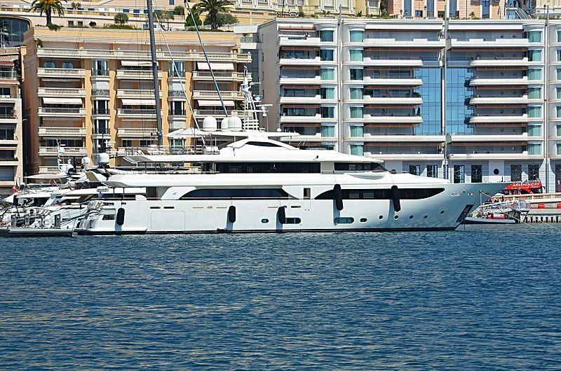 a boat in the water aboard PALATIAL Yacht for Sale
