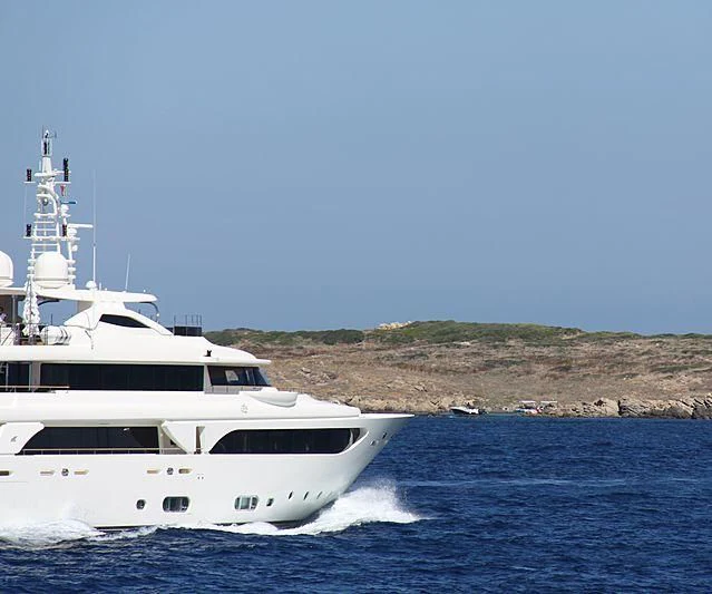 a boat on the water aboard PALATIAL Yacht for Sale