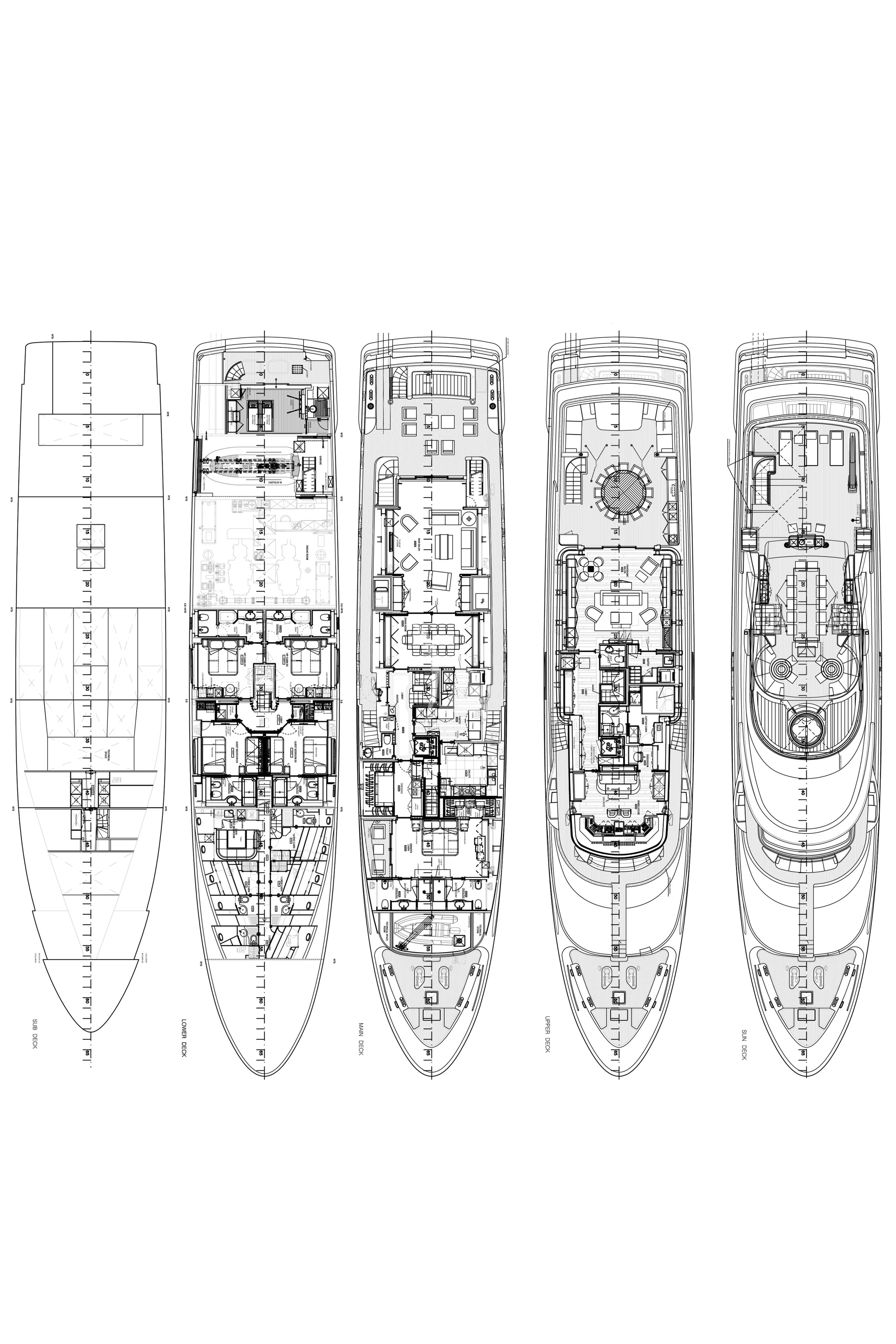 diagram aboard PALATIAL Yacht for Sale