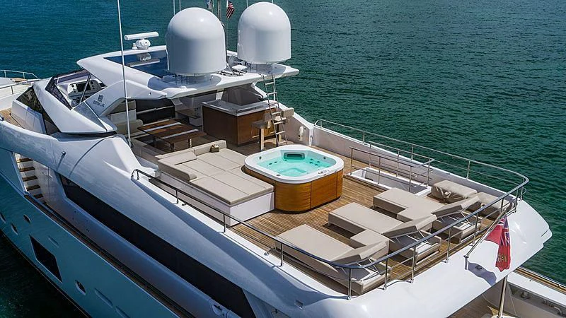 a boat on the water aboard SHELLS X Yacht for Sale
