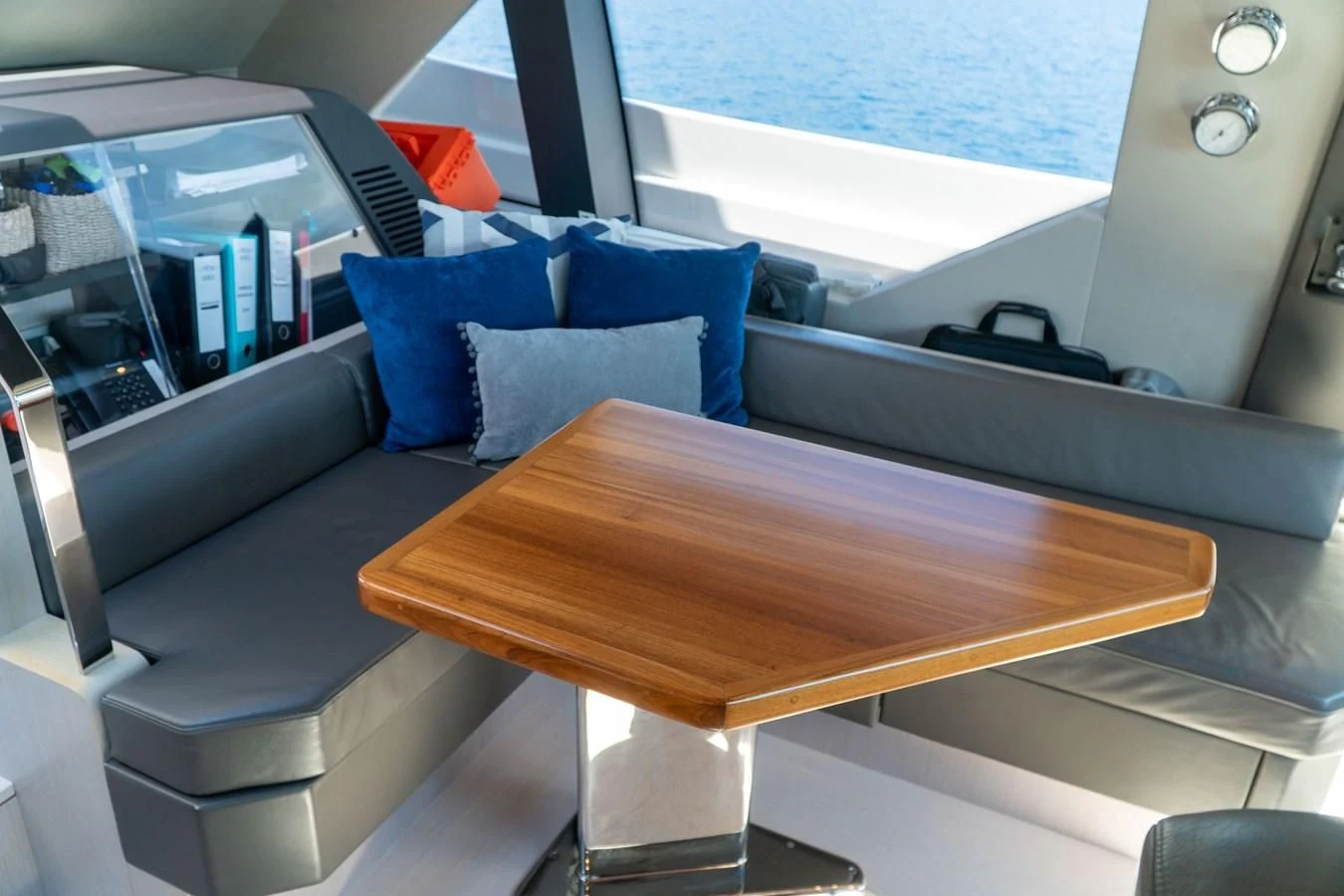 a boat on a boat aboard SHELLS X Yacht for Sale