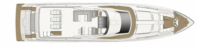 engineering drawing aboard SHELLS X Yacht for Sale