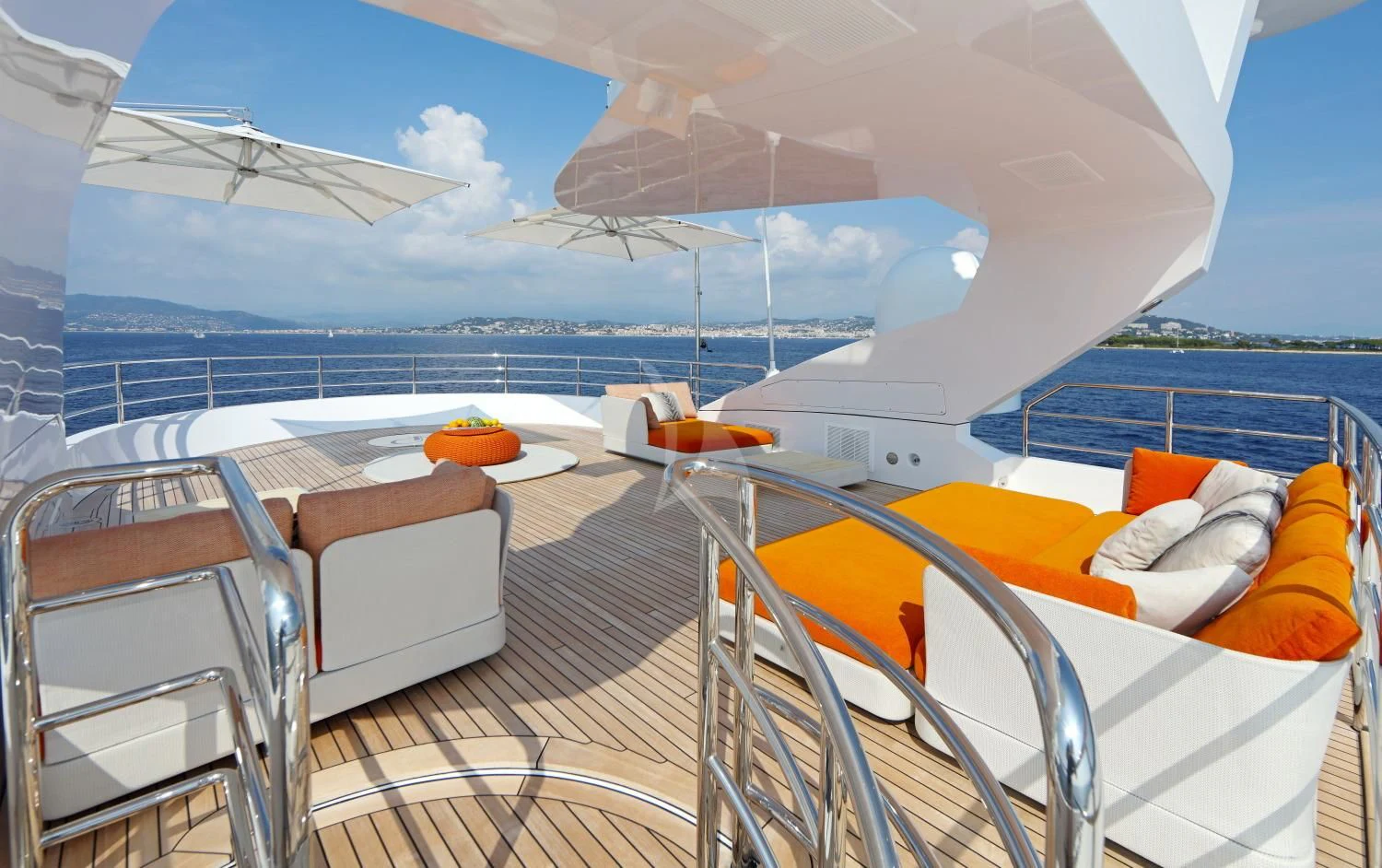a boat on the water aboard FORMOSA Yacht for Sale