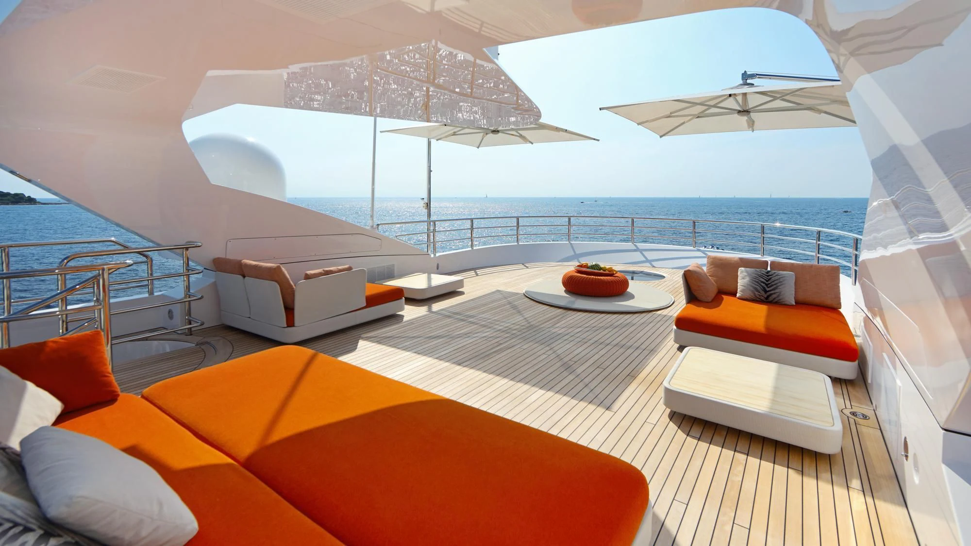 a boat on the water aboard FORMOSA Yacht for Sale