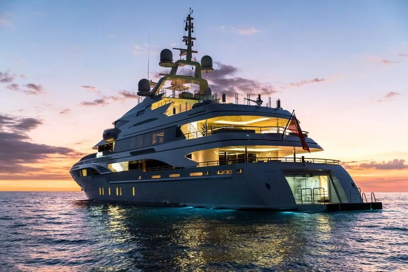 a boat on the water aboard FORMOSA Yacht for Sale