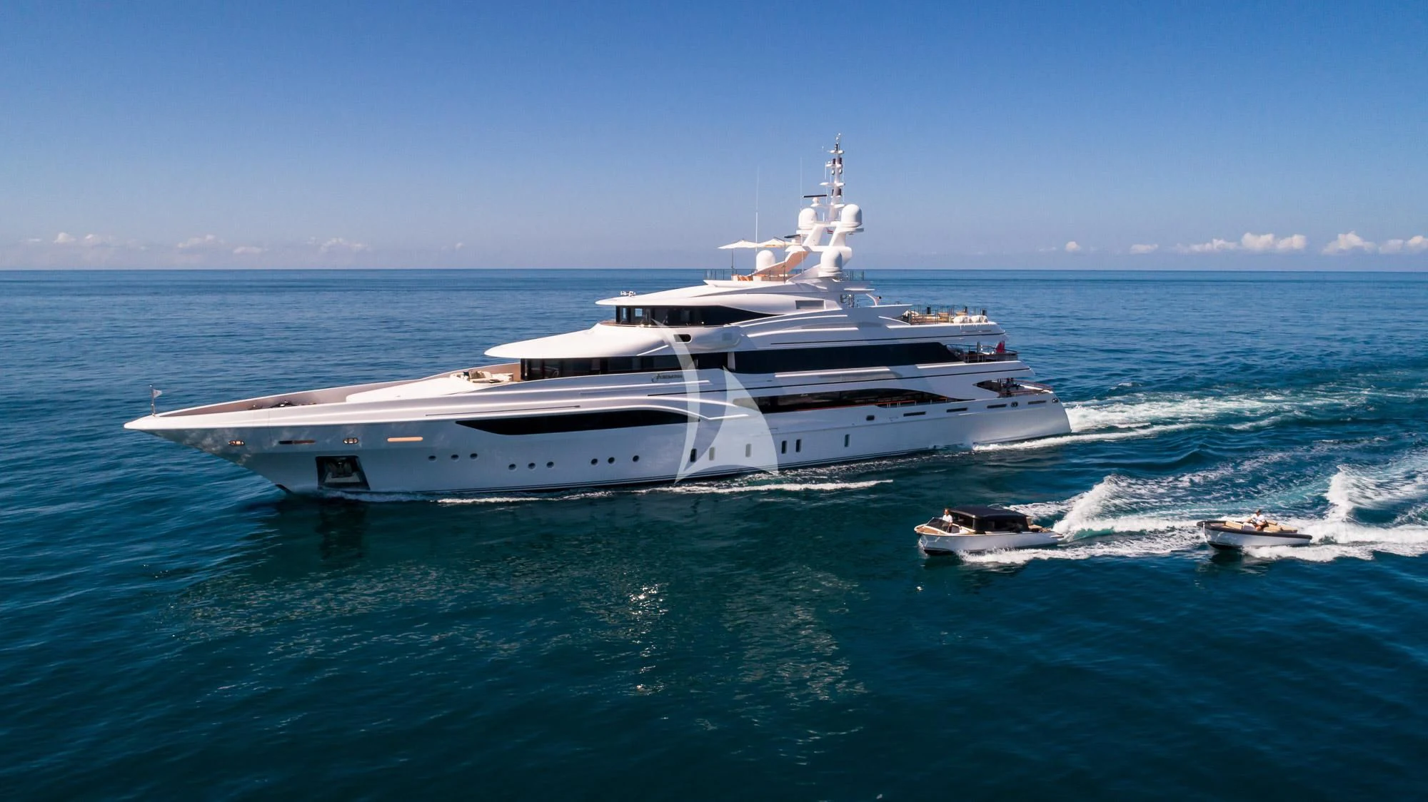 a boat in the water aboard FORMOSA Yacht for Sale