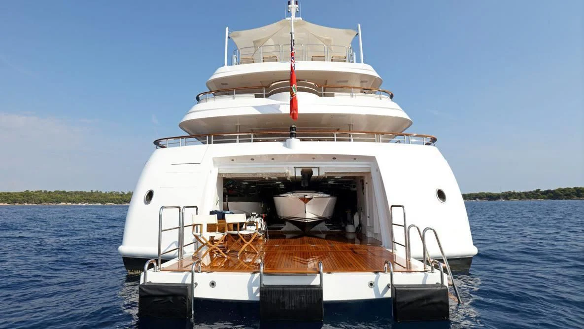 a boat on the water aboard FORMOSA Yacht for Sale