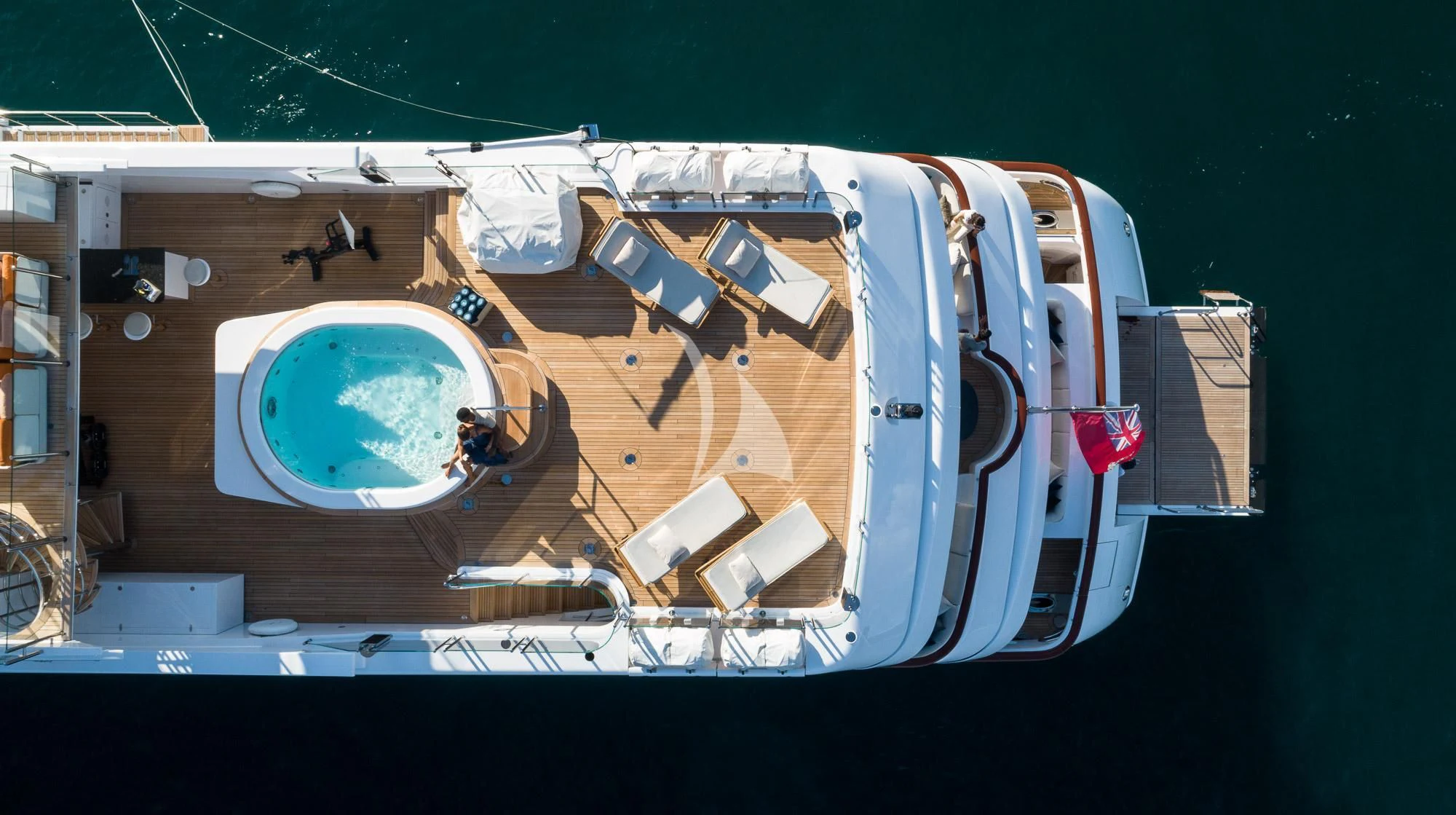 a space ship in a space aboard FORMOSA Yacht for Sale