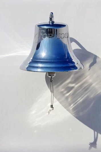 a blue and white dropper aboard FORMOSA Yacht for Sale
