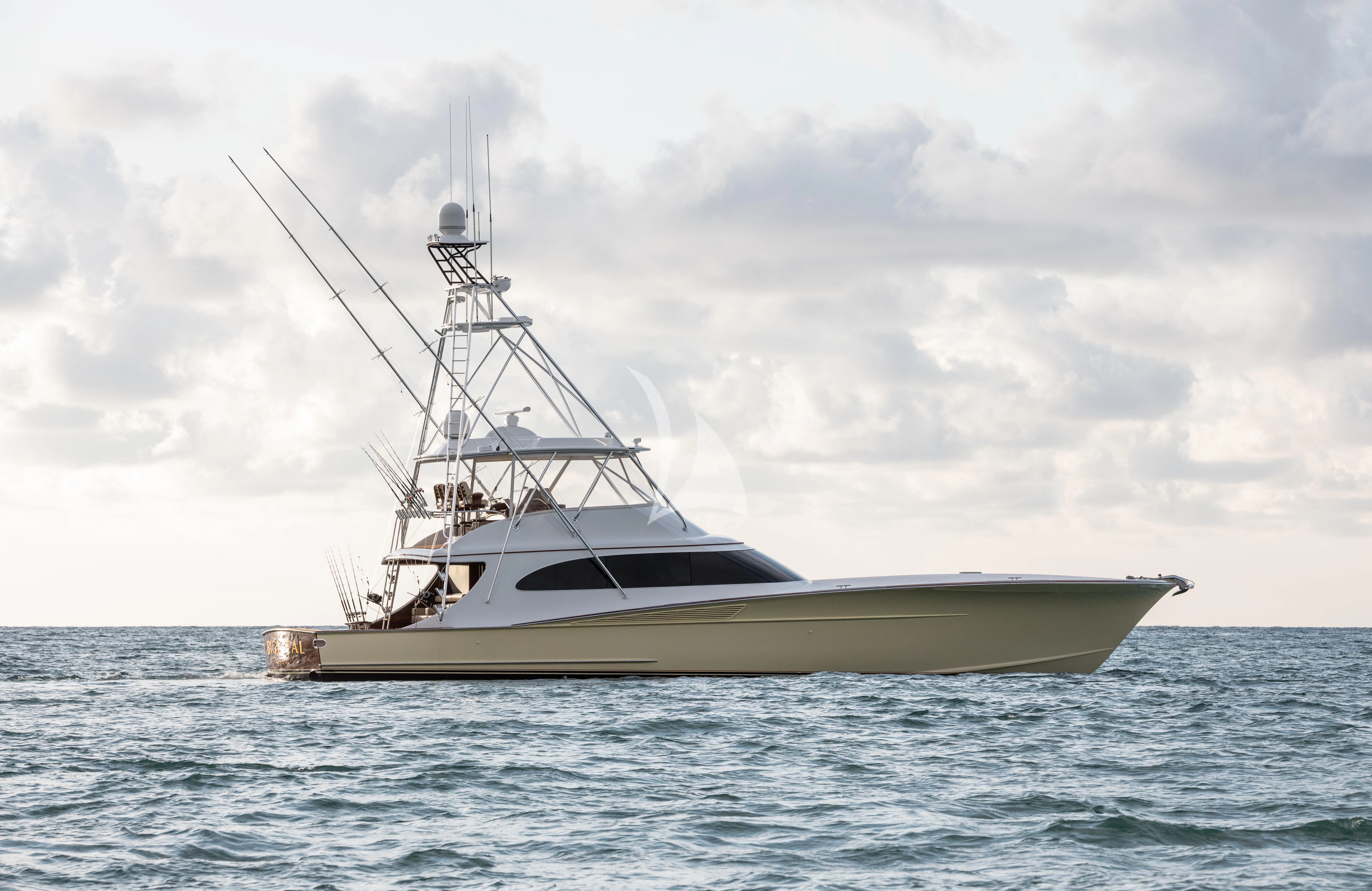 a boat in the water aboard FORMOSA Yacht for Sale
