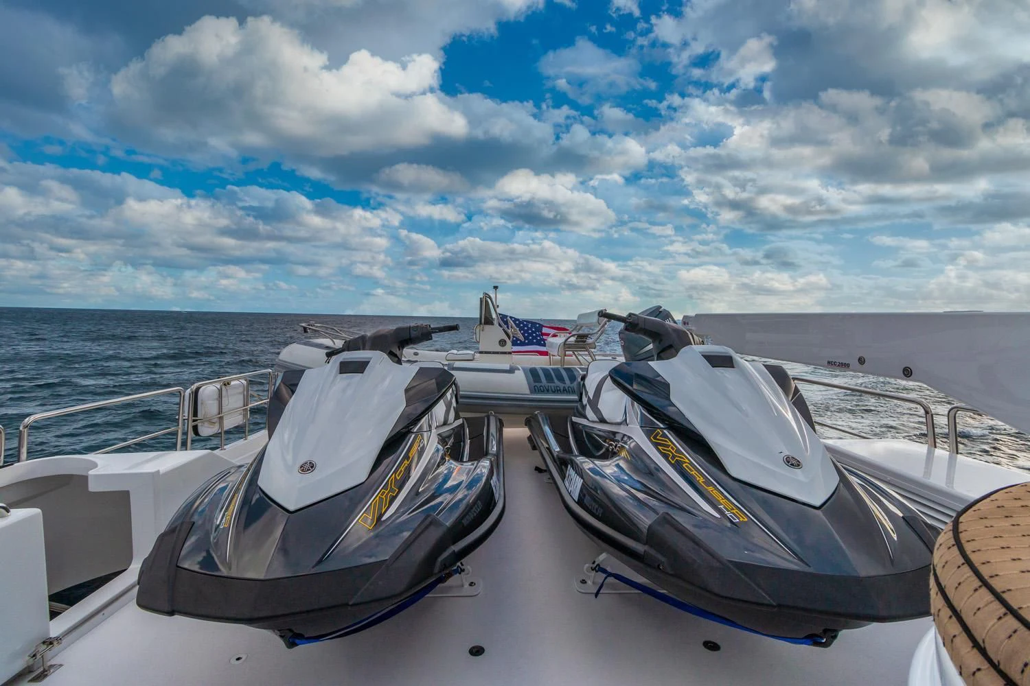 a group of boats on a boat aboard ESENSE Yacht for Sale