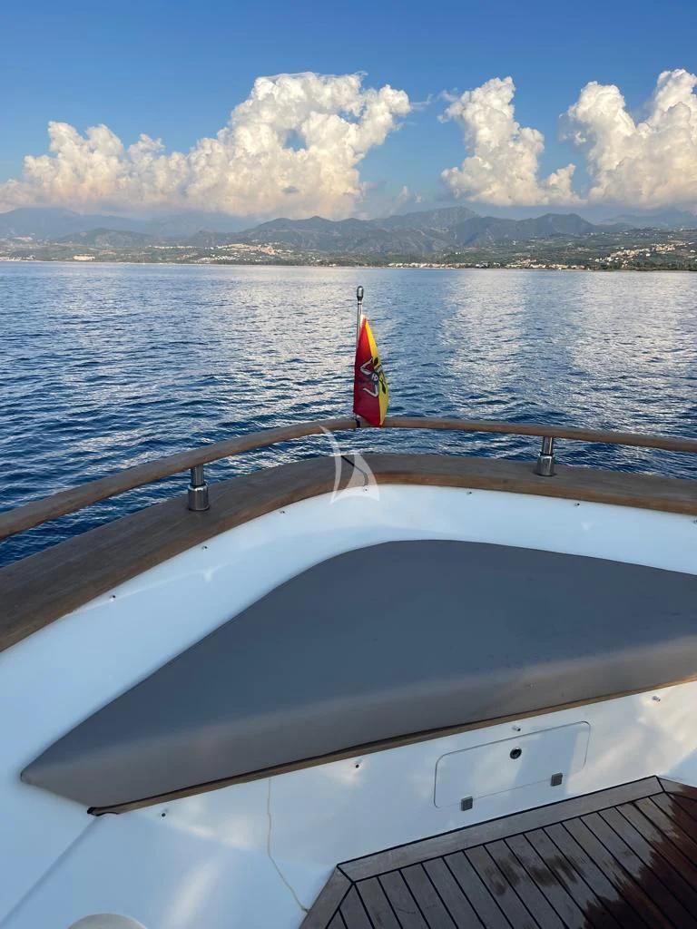 a boat on the water aboard B4 Yacht for Charter