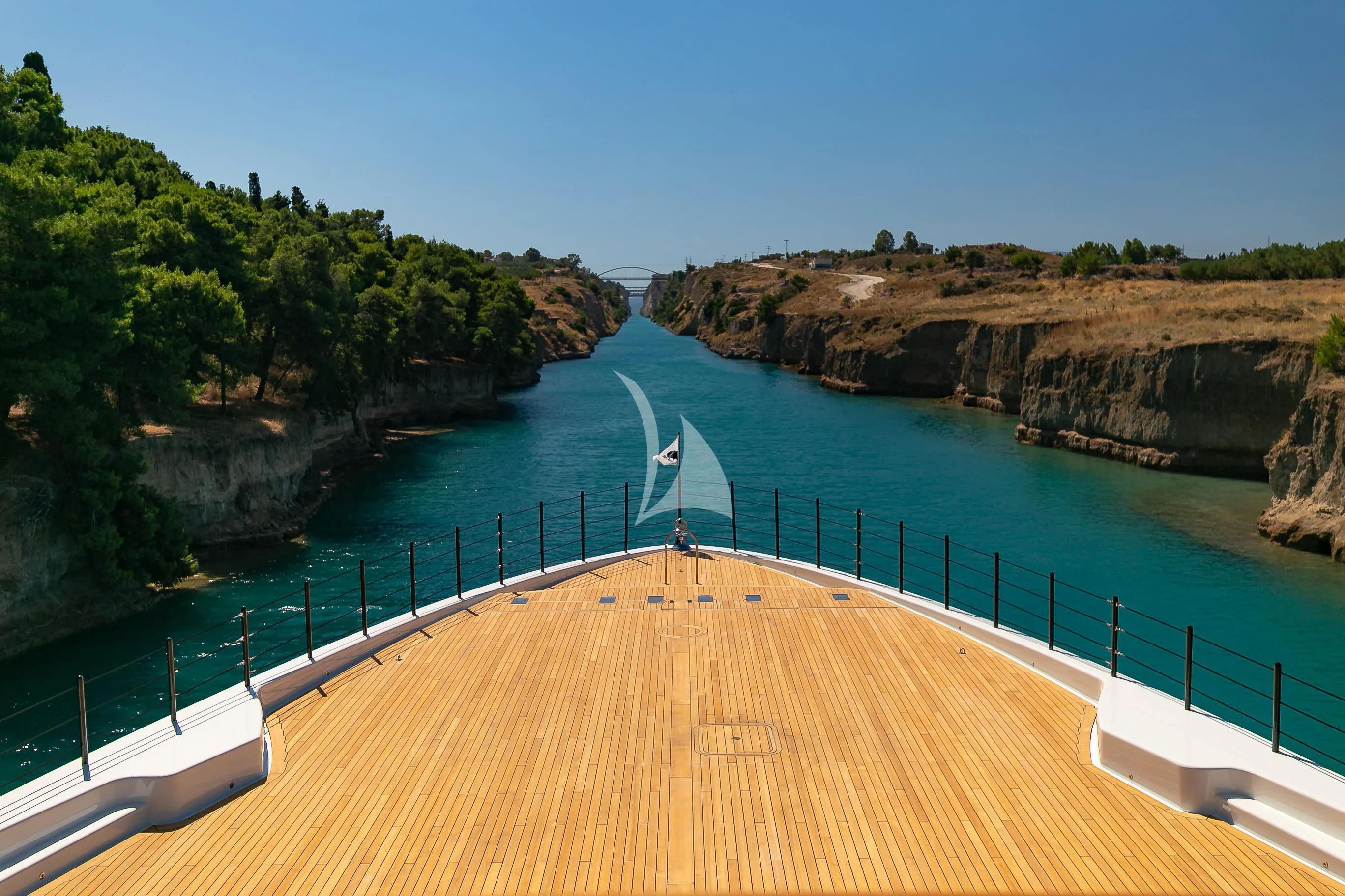 a boat on a body of water aboard MIMTEE Yacht for Sale