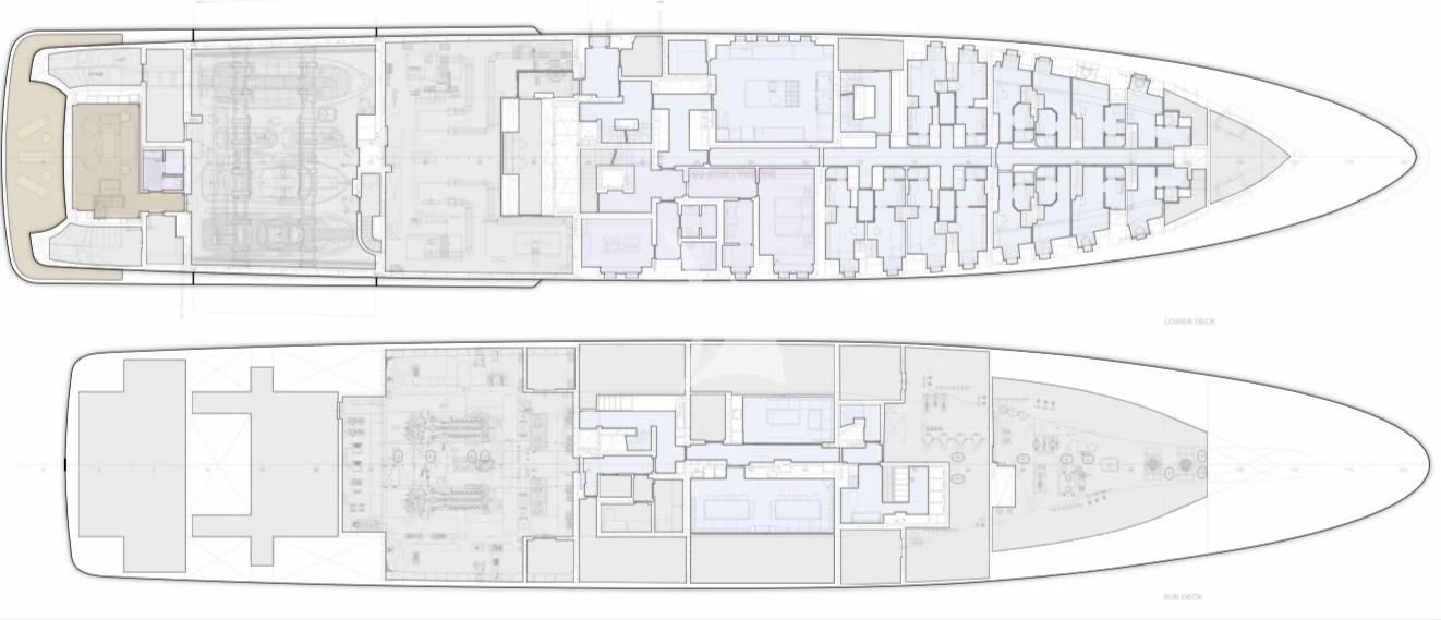 diagram aboard MIMTEE Yacht for Sale