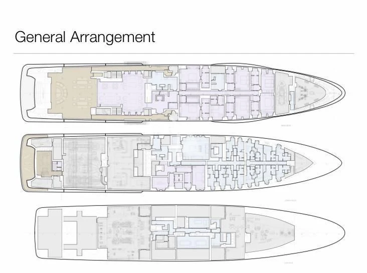diagram aboard MIMTEE Yacht for Sale