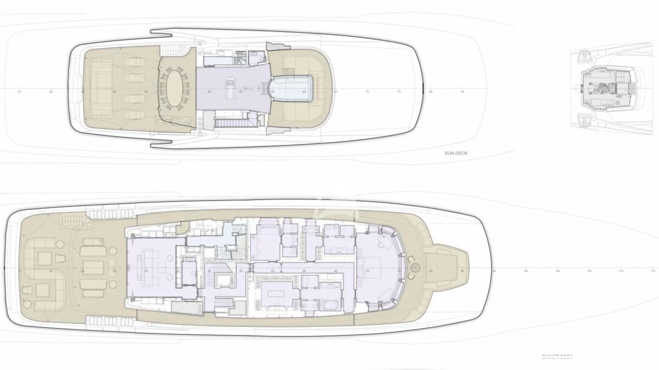 diagram aboard MIMTEE Yacht for Sale