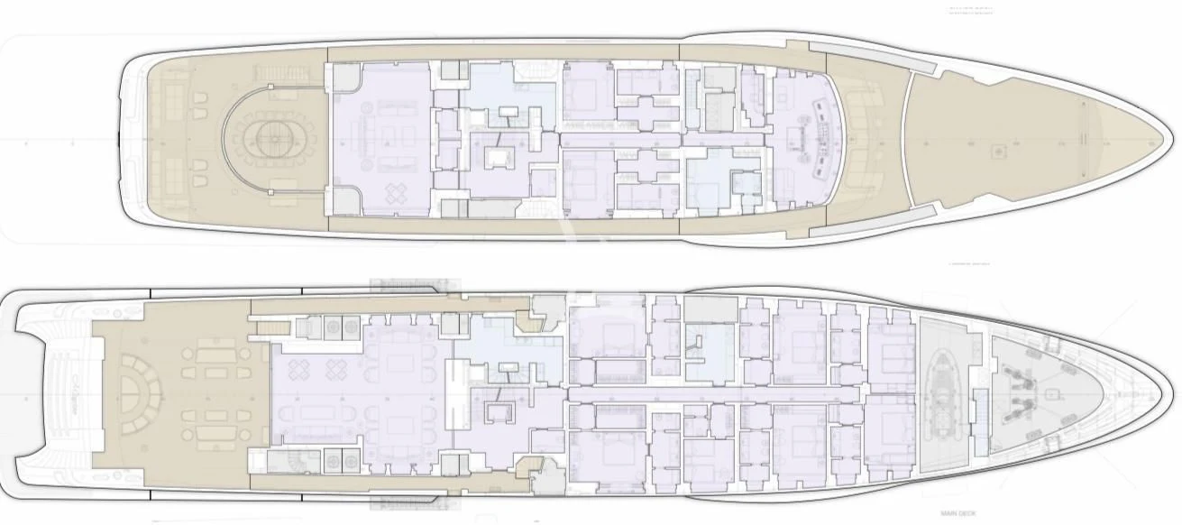 diagram aboard MIMTEE Yacht for Sale