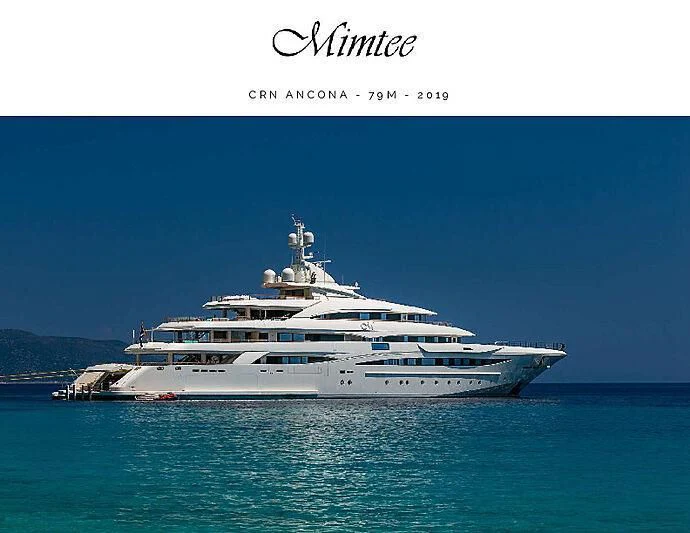 a white yacht in the water aboard MIMTEE Yacht for Sale