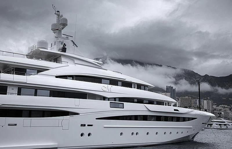 a large white yacht aboard MIMTEE Yacht for Sale