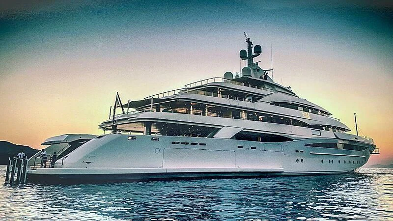 a large white yacht aboard MIMTEE Yacht for Sale