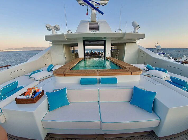 a boat on the water aboard MIMTEE Yacht for Sale