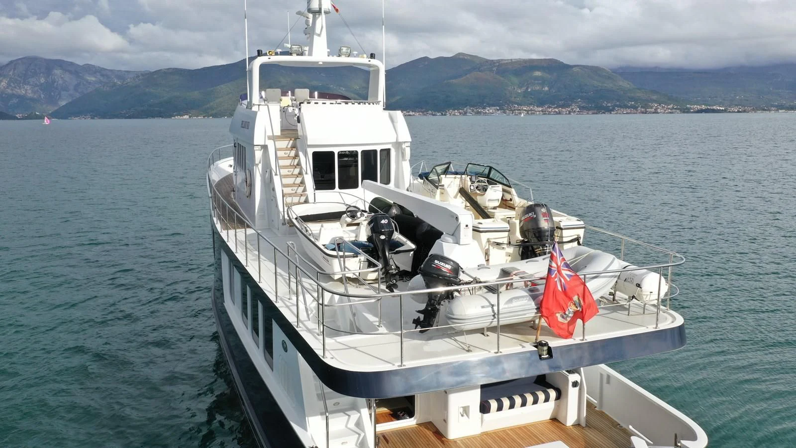 a boat on the water aboard SPELLBOUND Yacht for Sale