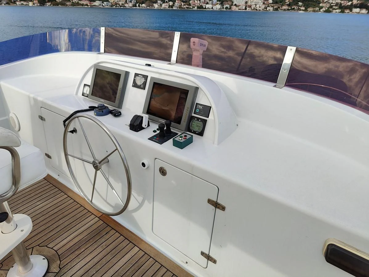 a white machine with a fan aboard SPELLBOUND Yacht for Sale