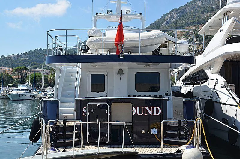 a boat on the water aboard SPELLBOUND Yacht for Sale