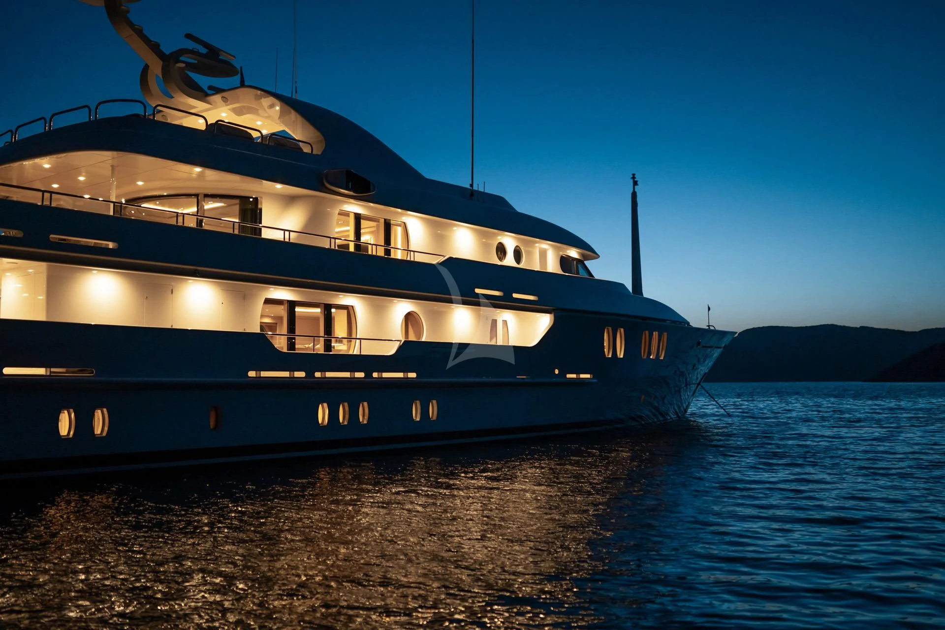 a boat on the water aboard JAZ Yacht for Charter