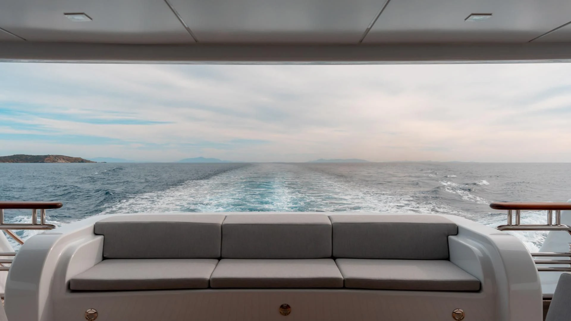 a boat on the water aboard JAZ Yacht for Charter