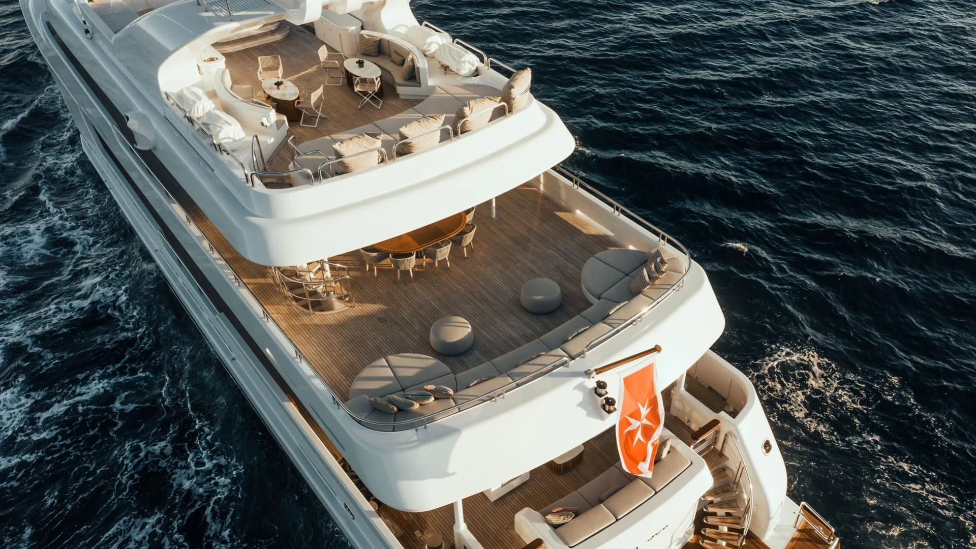 a boat on the water aboard JAZ Yacht for Charter