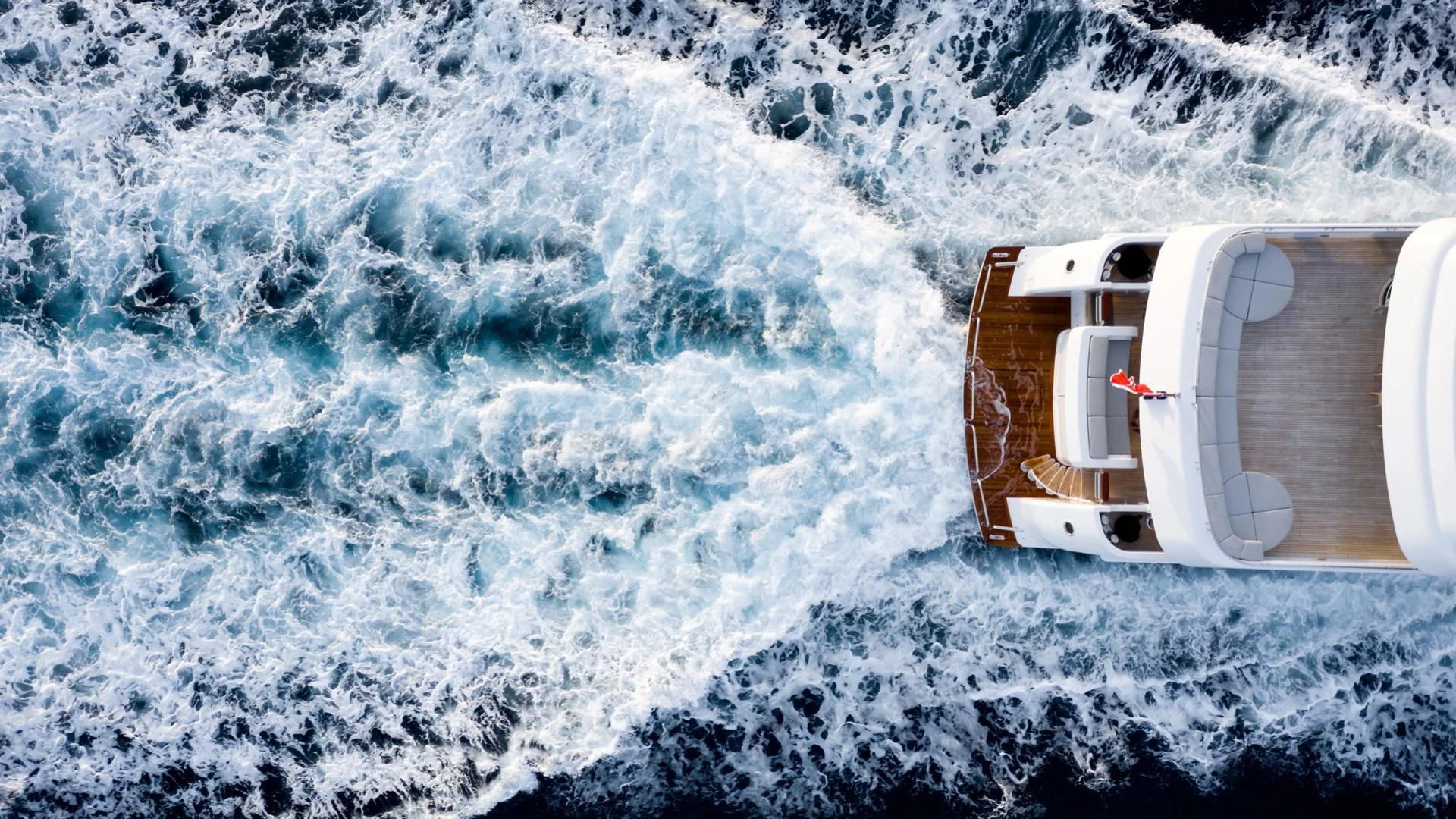 a boat on the water aboard JAZ Yacht for Charter
