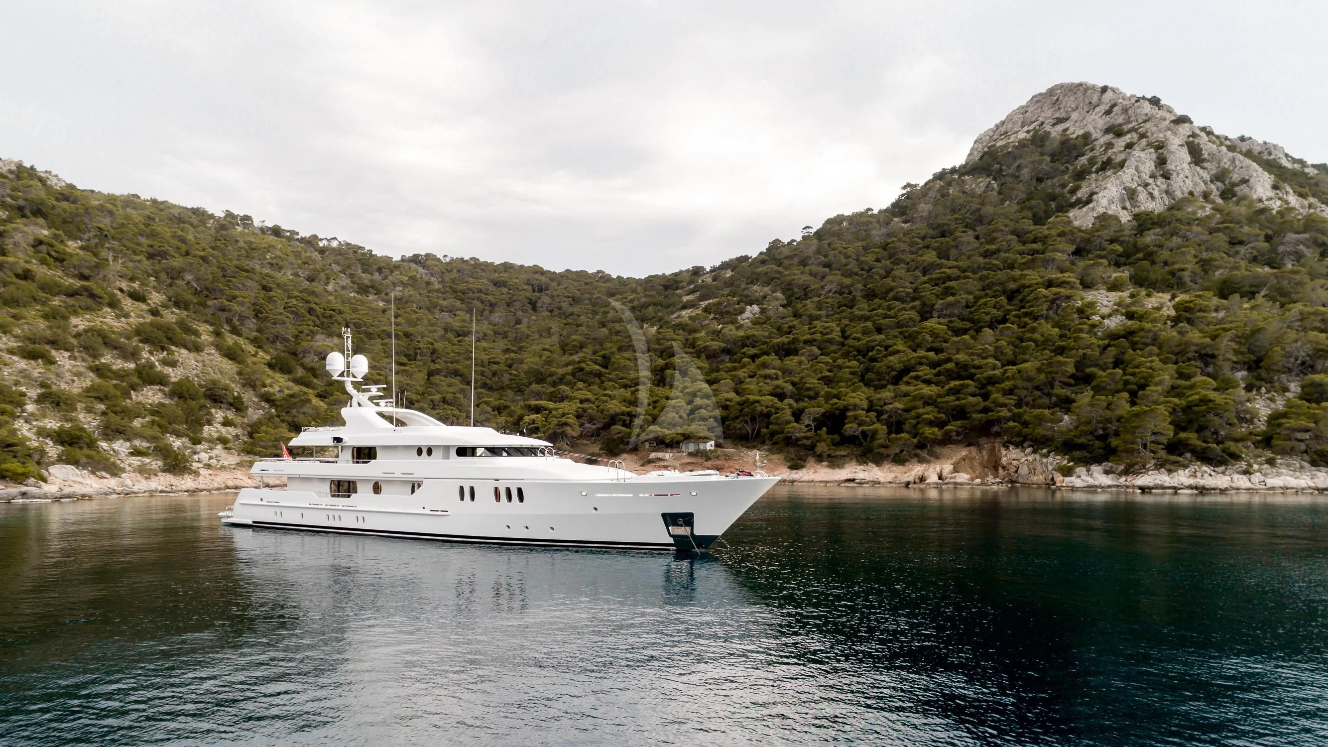 a boat on the water aboard JAZ Yacht for Charter