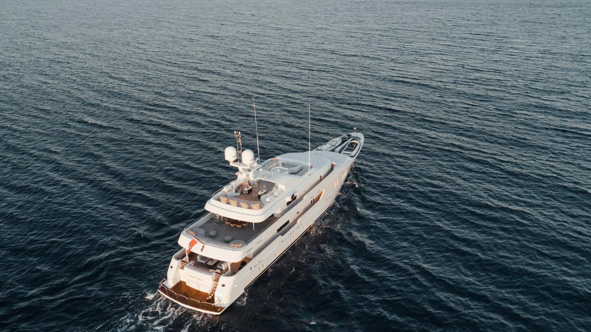 a boat in the water aboard JAZ Yacht for Charter