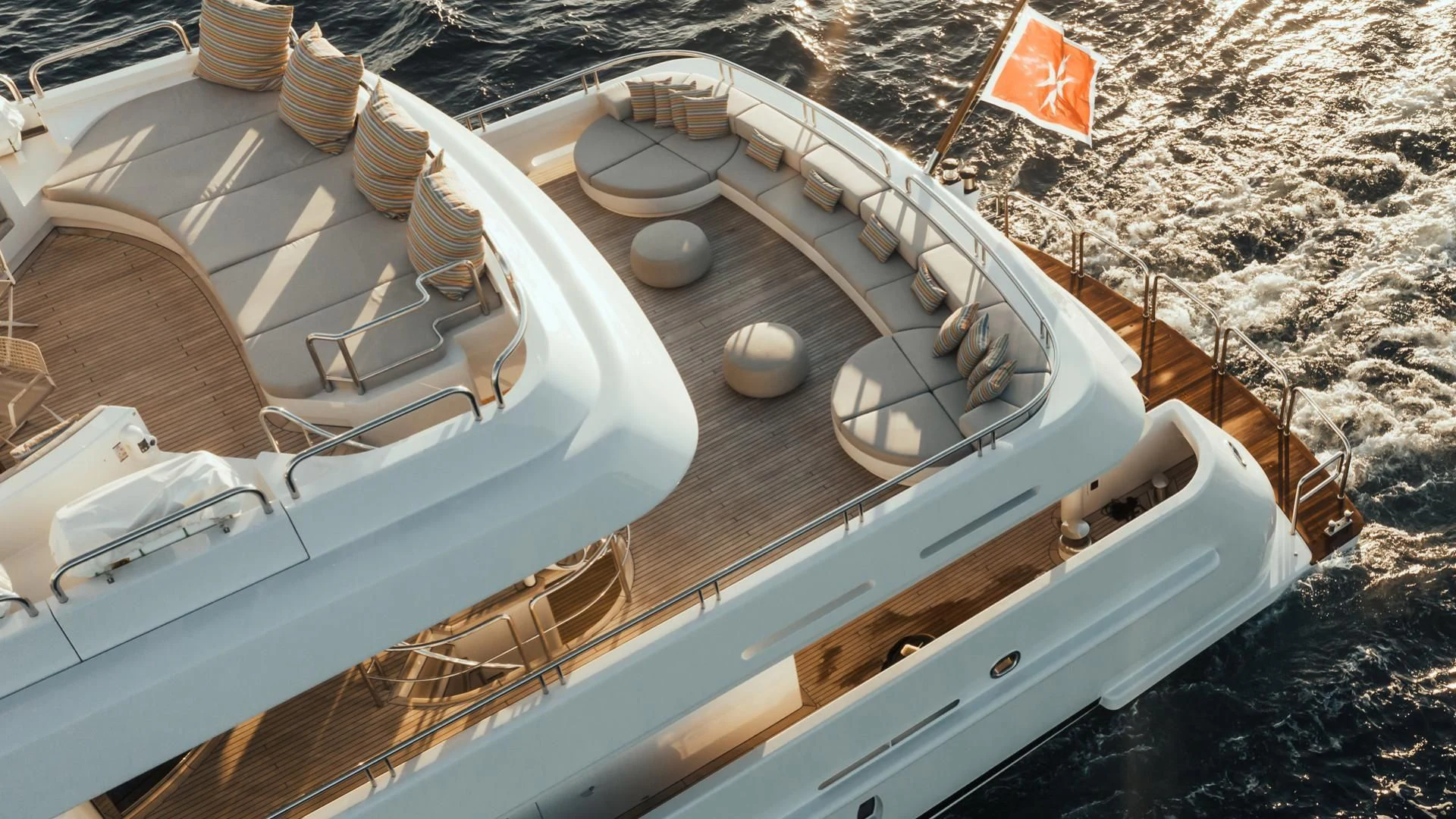 a boat on the water aboard JAZ Yacht for Charter