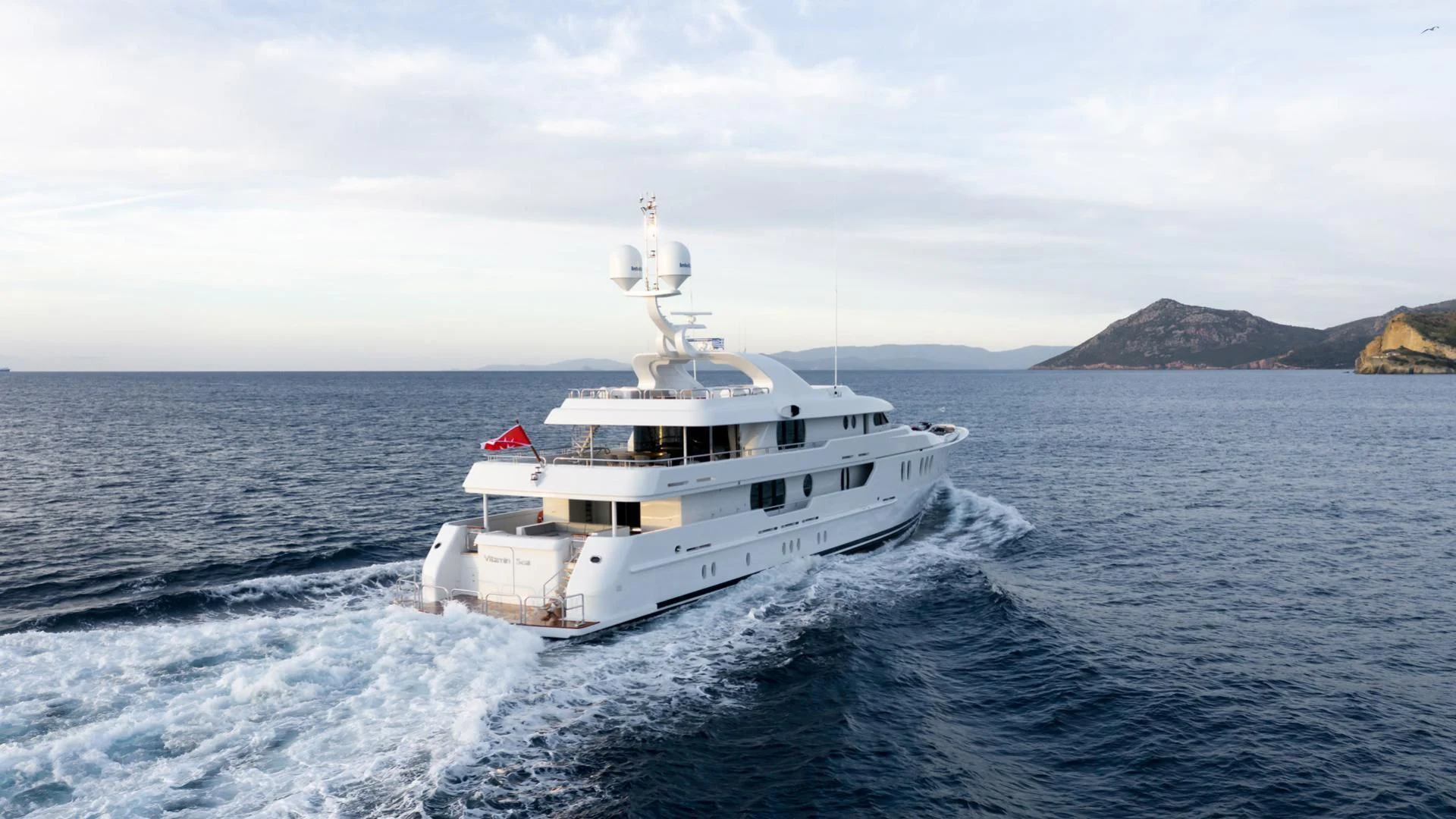 a boat on the water aboard JAZ Yacht for Charter