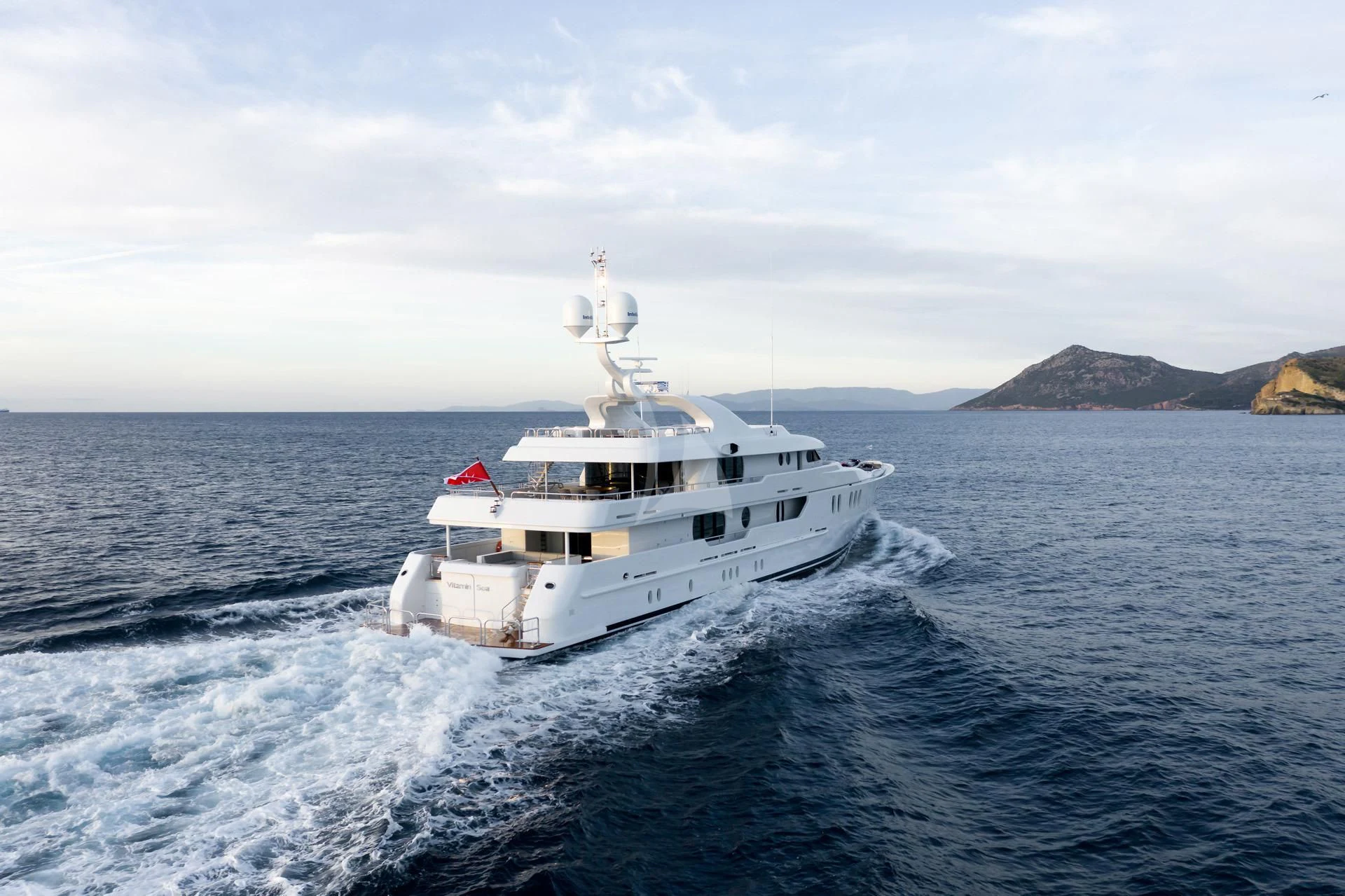 a boat on the water aboard JAZ Yacht for Charter