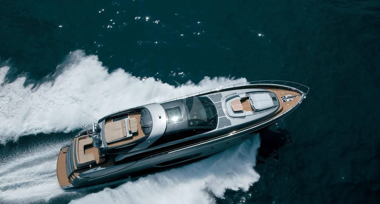 a space ship in the water aboard WHATEVER Yacht for Sale