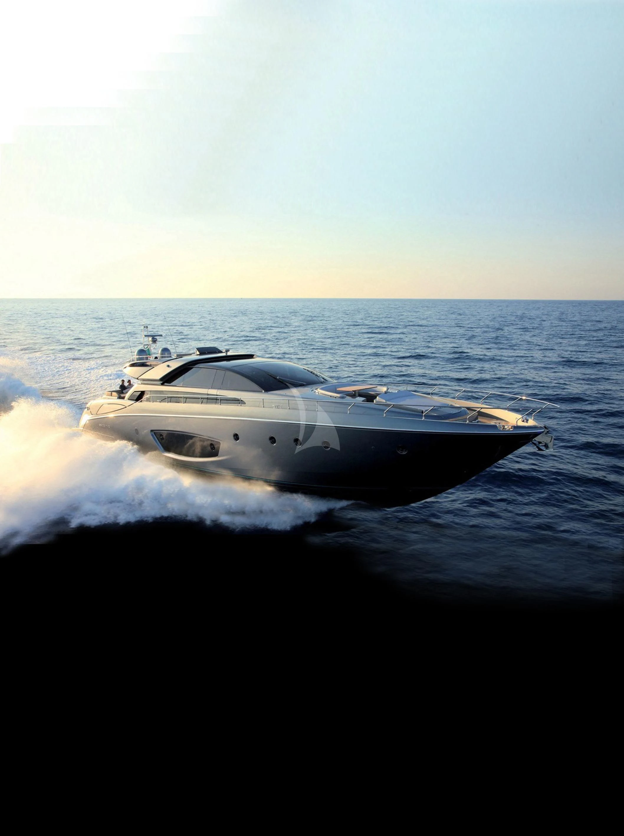 a white yacht on water aboard WHATEVER Yacht for Sale