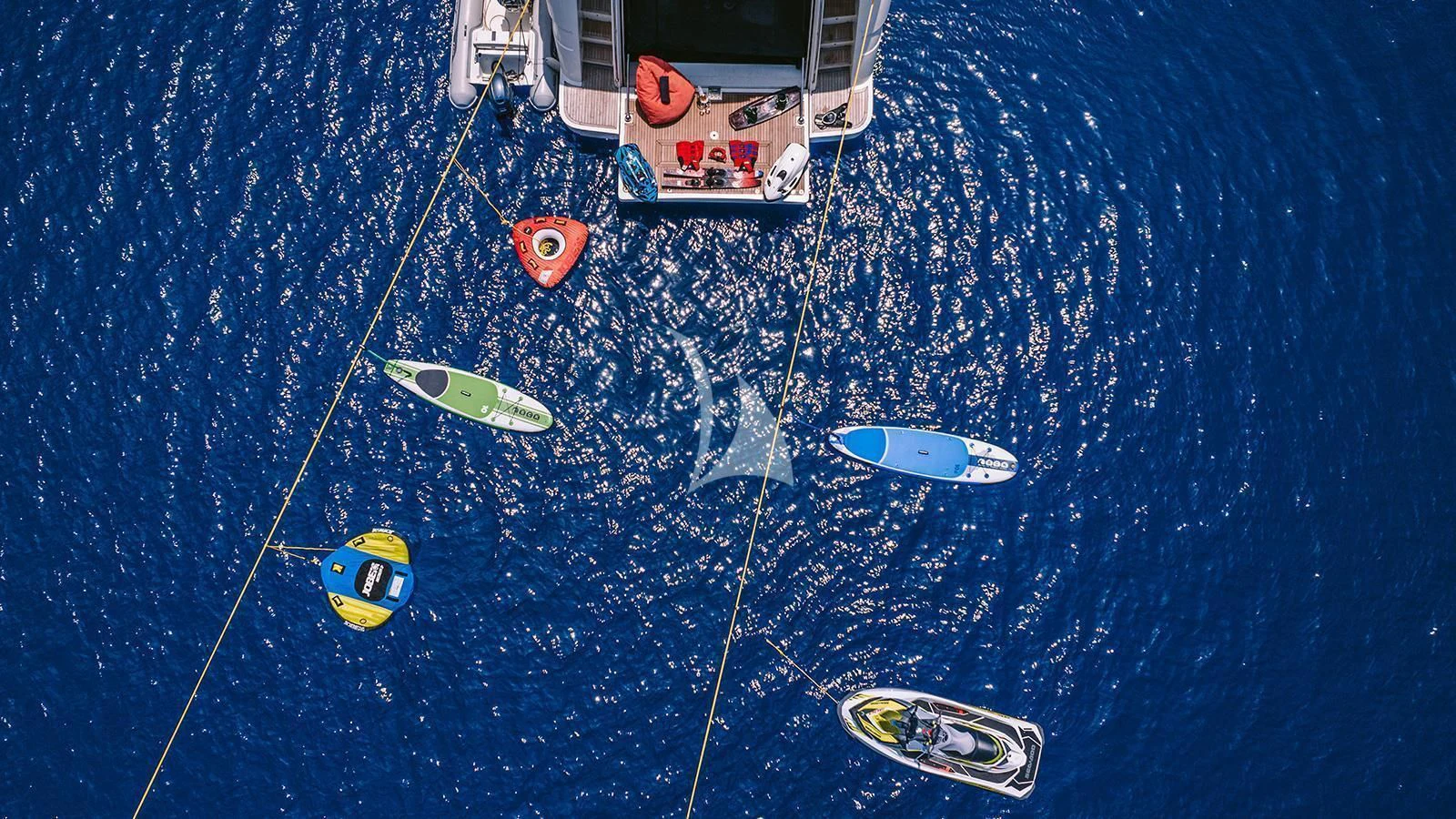 a group of boats in the water aboard MAYBE NOT Yacht for Sale