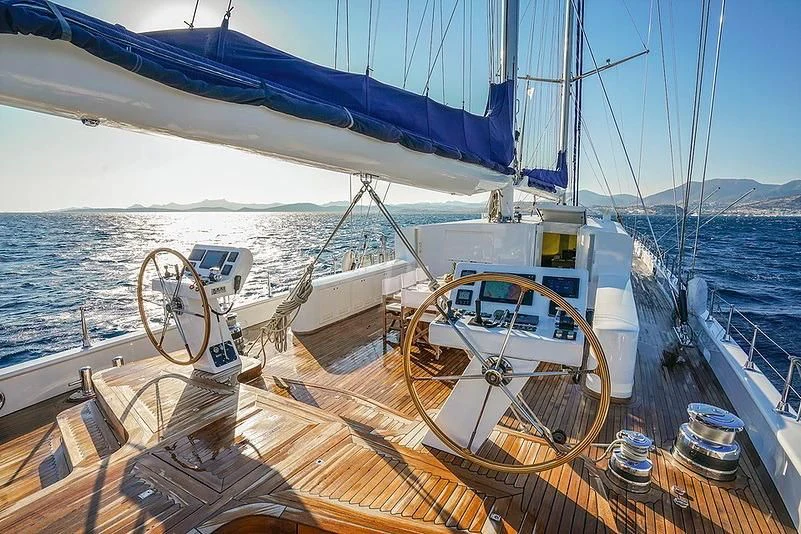 a boat on the water aboard TUYIKA S Yacht for Sale