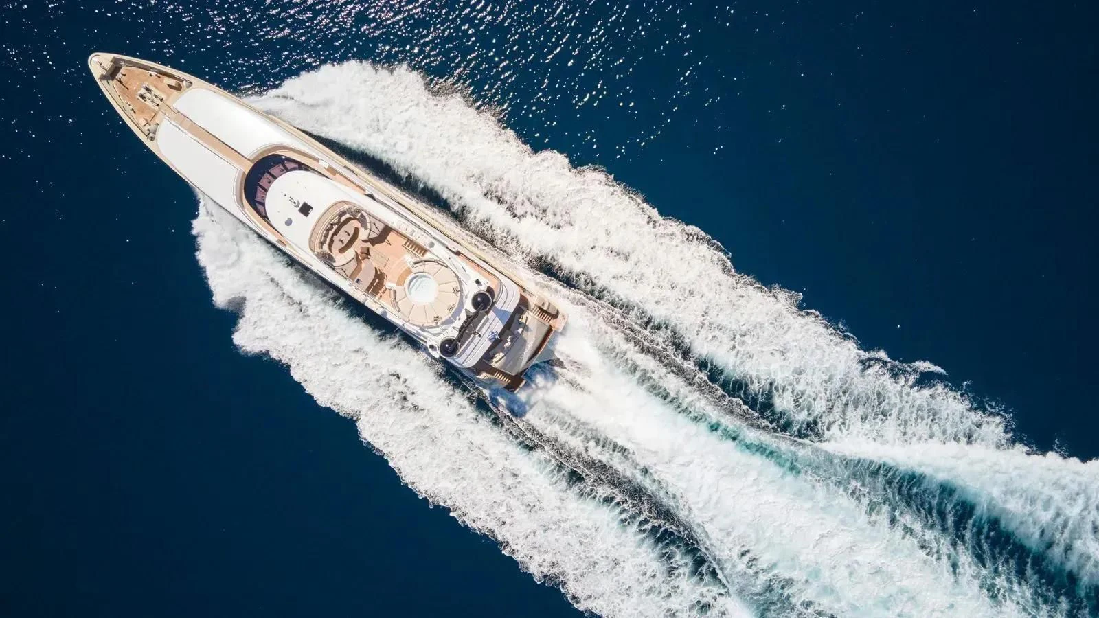 a satellite in space aboard PROMETHEUS I Yacht for Charter