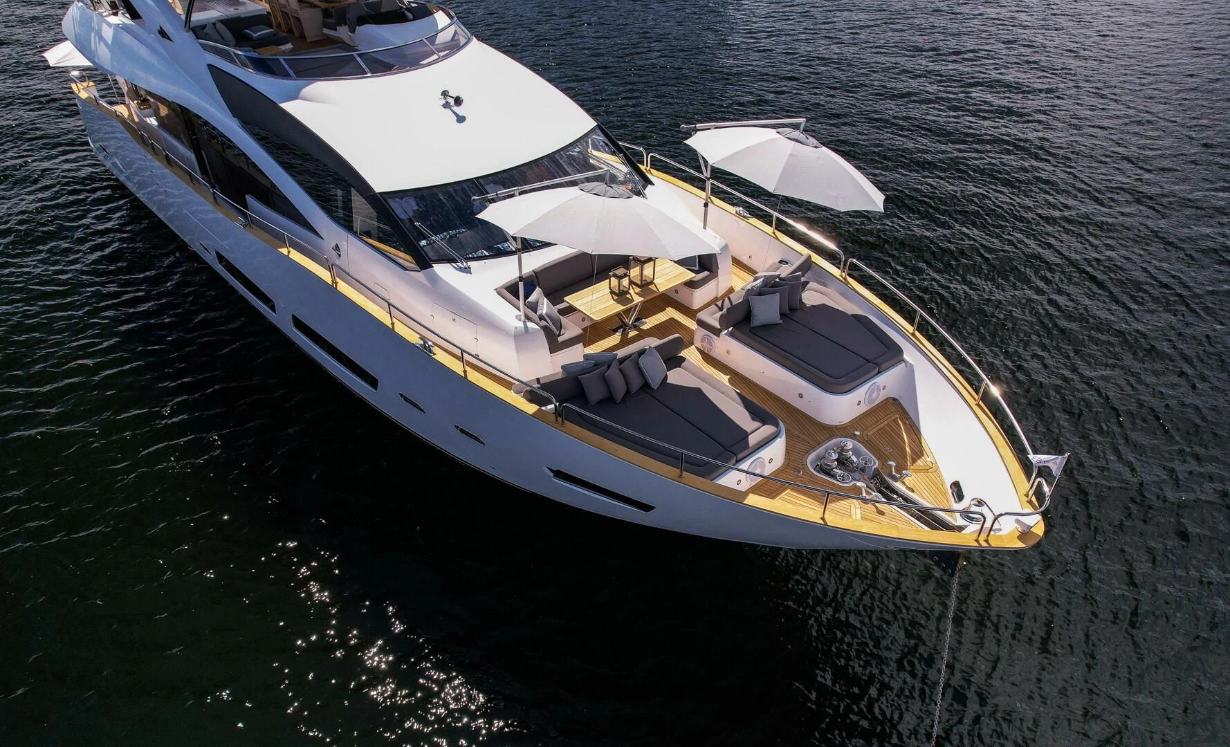 a boat on the water aboard EBRA Yacht for Sale