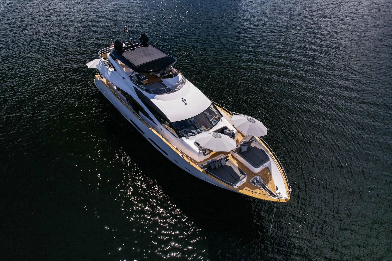 a boat on the water aboard EBRA Yacht for Sale