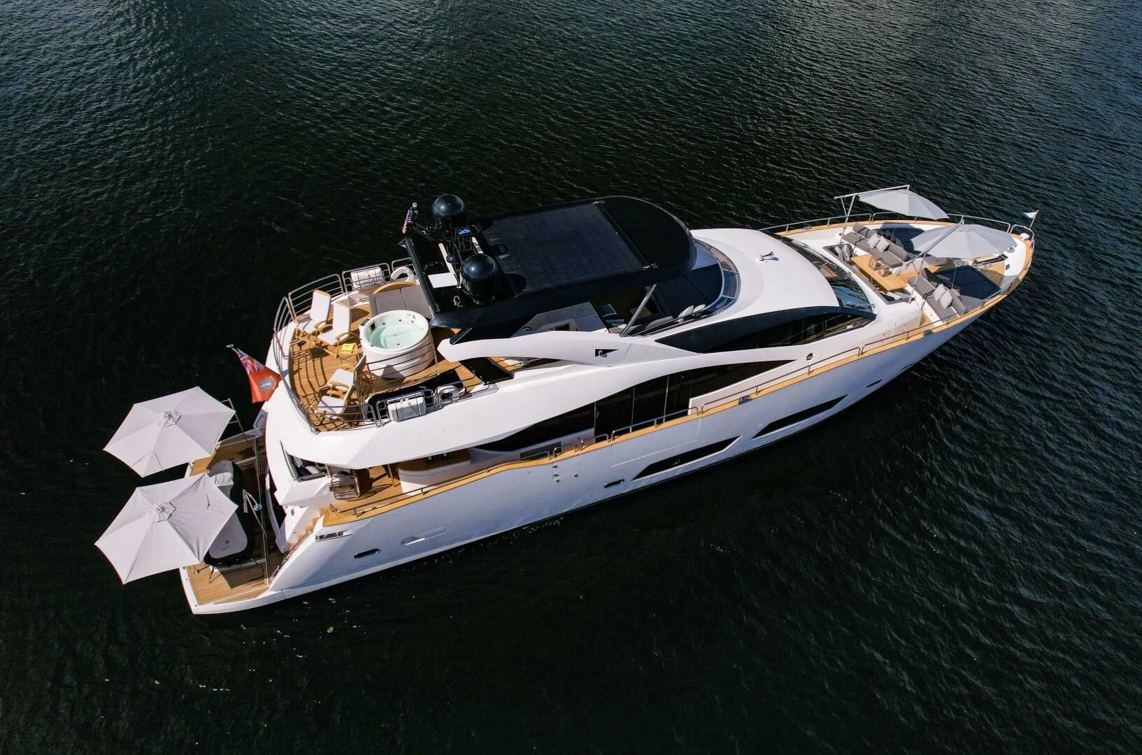 a boat on the water aboard EBRA Yacht for Sale