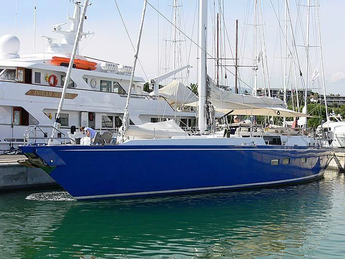 a boat in the water aboard RIPPLE Yacht for Sale