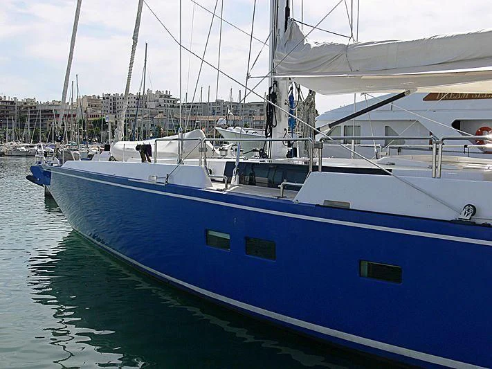 a boat in the water aboard RIPPLE Yacht for Sale