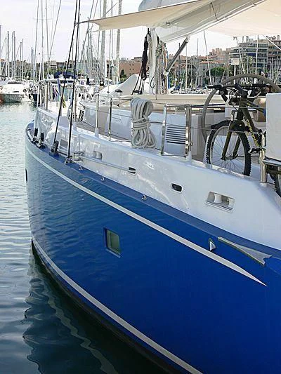 a boat in the water aboard RIPPLE Yacht for Sale